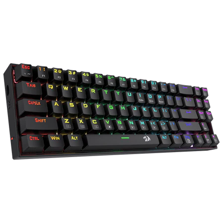 Redragon K599-KRS Deimos Wired/Wireless Mechanical Gaming Keyboard 60% Compact Tenkeyless RGB Backlit Computer Keyboard for Windows PC Gamers 70 Key Red Switch – Black Redragon K599-KRS Deimos Wired/Wireless Mechanical Gaming Keyboard 60% Compact Tenkeyless RGB Backlit Computer Keyboard for Windows PC Gamers 70 Key Red Switch – Black